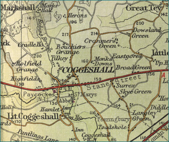 Coggeshall Map