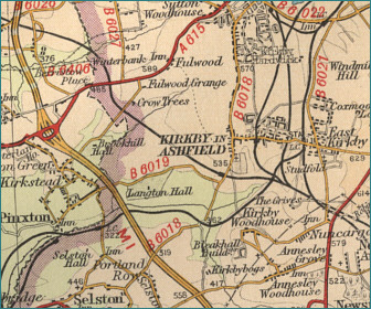 Kirkby in Ashfield Map