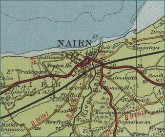 Nairn Map