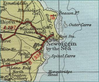 Newbiggin Map