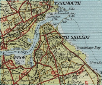 South Shields Map