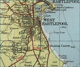 Street Map Of Hartlepool West Hartlepool Map