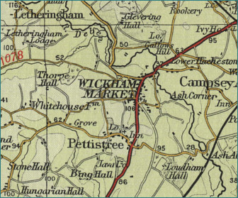 Wickham Market Map