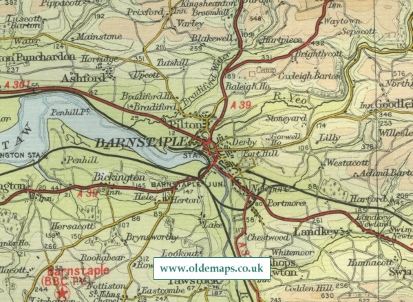 Barnstaple Map 