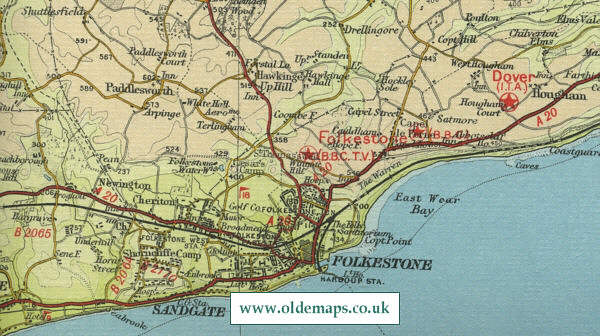 Folkstone Map