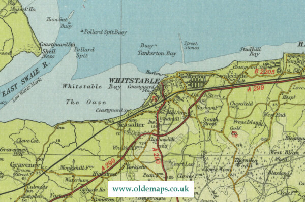 Whitstable Map