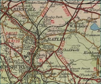 Batley Map
