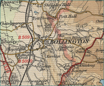 Bollington Map