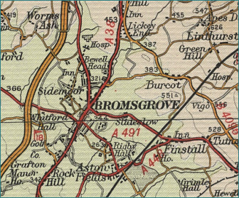 Bromsgrove Map