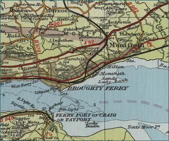 Broughty Ferry Map