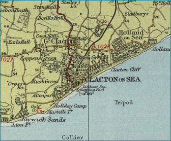 Clacton-on-Sea Map