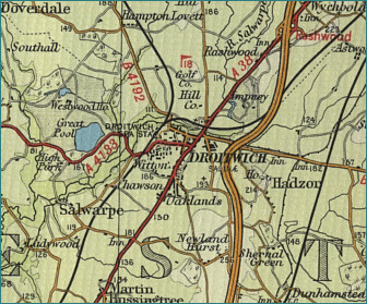 Droitwich Map