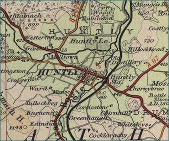 Huntly Map