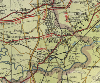 Long Eaton Map