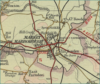 Market Harborough Map 