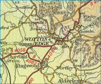 Wotton-under-Edge Map